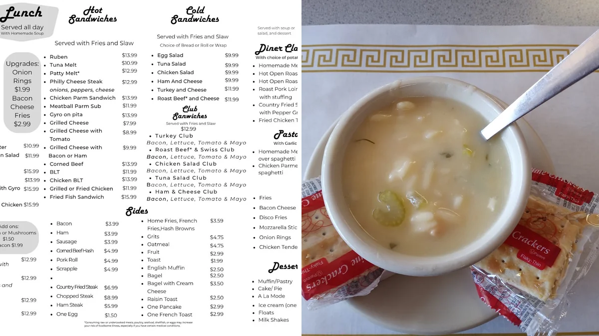 Classic Diner Food in Holiday